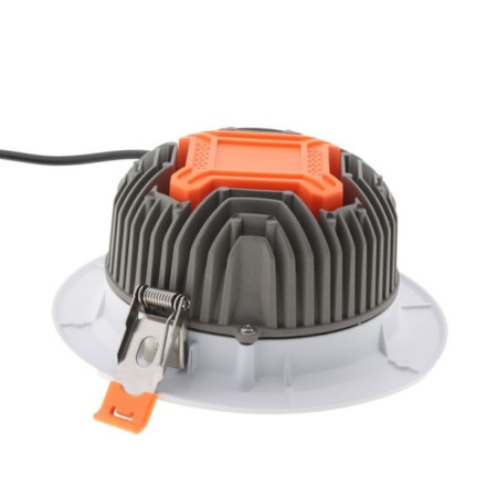 LED taškinis šviestuvas, TUV sertifikuotas, 145°, 15W, šalta balta šviesa