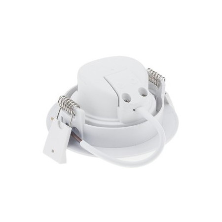 LED šviestuvas, apvalus, pasukamas, 7W, šalta balta šviesa