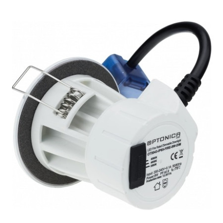 LED šviestuvas, ugniai atsparus 8W, CCT šviesa