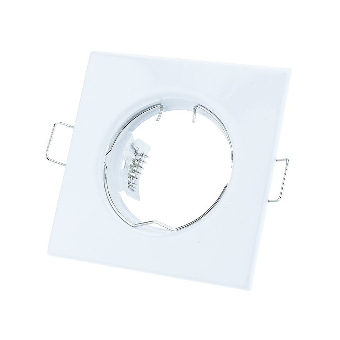 LED šviestuvo karkasas, kvadratinis, nereguliuojamas, baltas, 2vnt./pak.