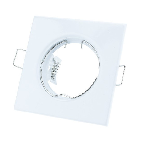 LED šviestuvo karkasas, kvadratinis, nereguliuojamas, baltas, 2vnt./pak.