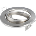 LED šviestuvo karkasas, apvalus, reguliuojamas, nerūdyjančio plieno