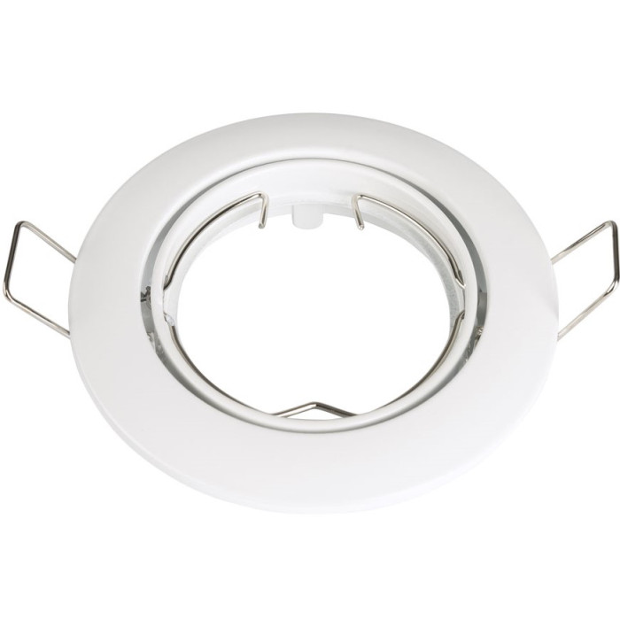 LED šviestuvas, apvalus, pasukamas, baltas