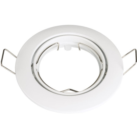 LED šviestuvas, apvalus, pasukamas, baltas