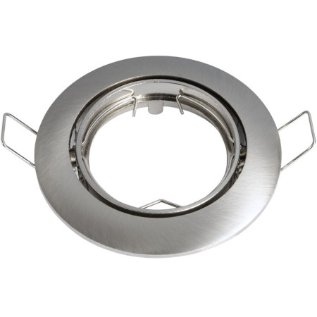 LED šviestuvas, apvalus, pasukamas, nerūdyjančio plieno