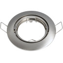 LED šviestuvas, apvalus, pasukamas, nerūdyjančio plieno