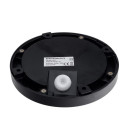 LED laiptų šviestuvas, apvalus, juodas, 2W, šilta balta šviesa