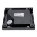 LED laiptų šviestuvas, kvadratinis, juodas, 2W, šilta balta šviesa