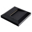 LED laiptų šviestuvas, kvadratinis, juodas, 2W, neutrali balta šviesa