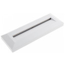 LED laiptų šviestuvas, stačiakampis, baltas, 3W, šilta balta šviesa