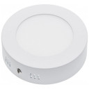 LED paviršinė panelė, apvali, 6W, šilta balta šviesa