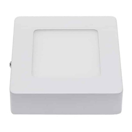 LED paviršinė panelė, kvadratinė, 6W, šalta balta šviesa