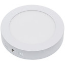 LED paviršinė panelė, apvali, 12W, neutrali balta šviesa