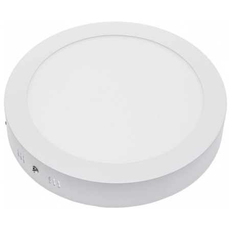 LED paviršinė panelė, apvali, 18W, neutrali balta šviesa