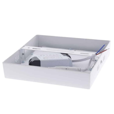 LED paviršinė panelė, kvadratinė, 24W, neutrali balta šviesa