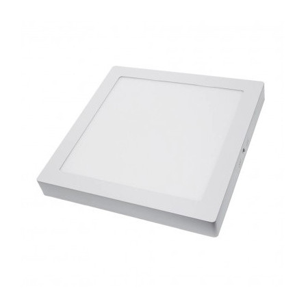 LED paviršinė panelė, kvadratinė, 24W, šilta balta šviesa