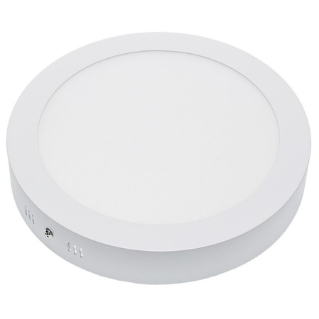 LED paviršinė panelė, apvali, AC85-260V, 18W, šilta balta šviesa