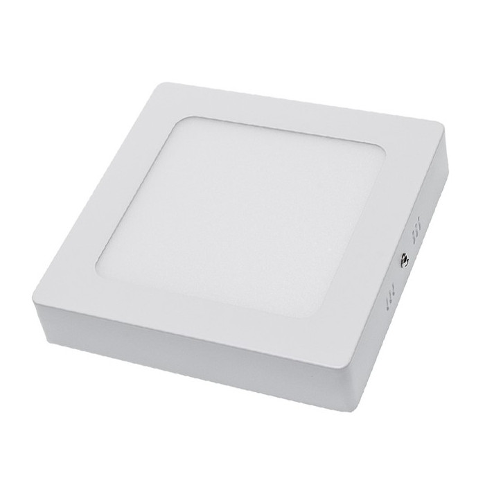 LED paviršinė panelė, kvadratinė, AC85-260V, 12W, šalta balta šviesa