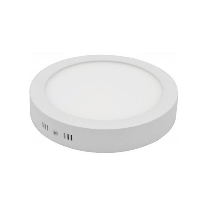 LED paviršinė panelė, apvali, 5 metai garantija, garantija, 12W, šalta balta šviesa