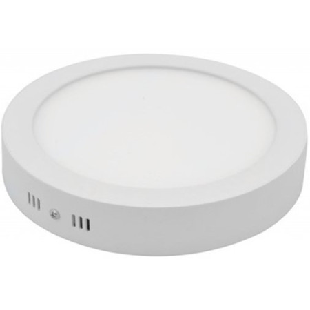 LED paviršinė panelė, apvali, 5 metai garantija, garantija, 12W, šalta balta šviesa
