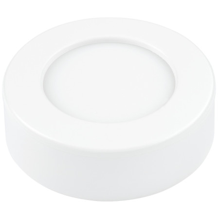 LED paviršinė panelė, apvali, 6W, CCT šviesa