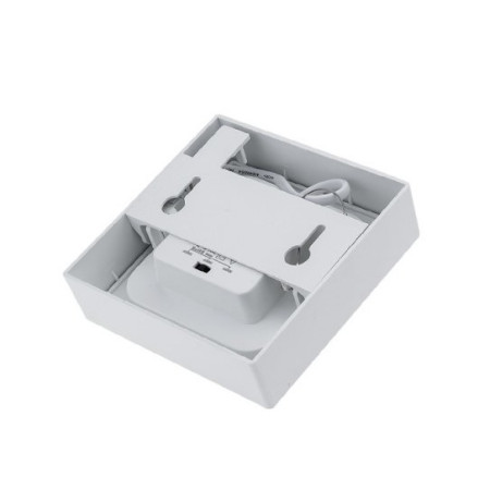 LED paviršinė panelė, kvadratinė, 6W, CCT šviesa