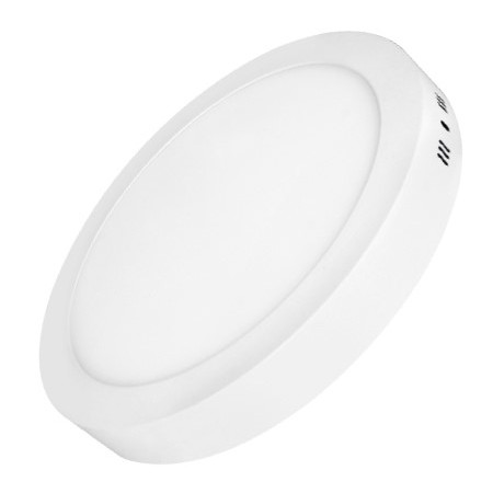 LED paviršinė mini panelė, apvali, 6W, neutrali balta šviesa