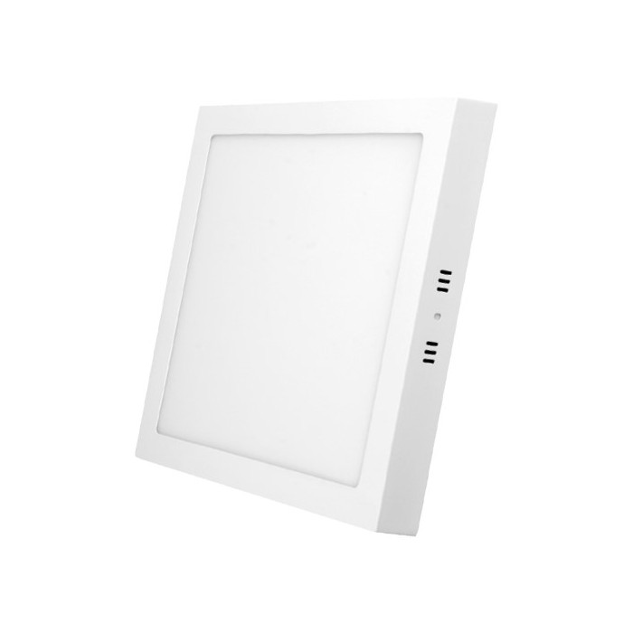 LED paviršinė mini panelė, kvadratinė, 12W, šilta balta šviesa