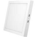 LED paviršinė mini panelė, kvadratinė, 18W, šilta balta šviesa