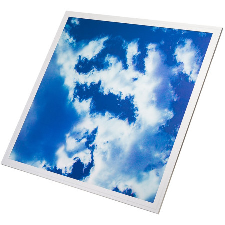 LED panelė, 60x60, 45W, 100Lm/W, debesys, šalta balta šviesa