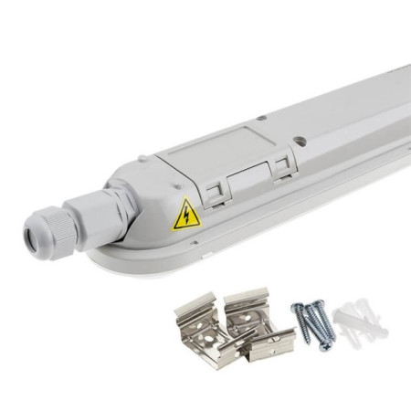 LED šviestuvas, 40W, vandeniui atsparus, neutrali balta šviesa