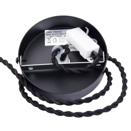 LED lubų šviestuvas, 3D stiklas, D400mm, skėtis, chrominiai apskritimai