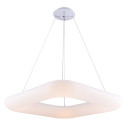 LED lubų šviestuvas, 38W, kvadratas, šilta balta šviesa