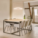 LED lubų šviestuvas, 38W, kvadratas, šilta balta šviesa