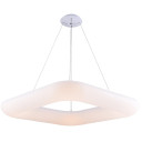 LED lubų šviestuvas, 50W, kvadratas, šilta balta šviesa