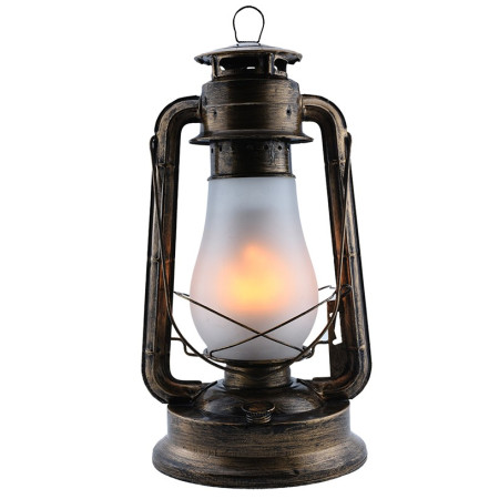 LED pakabinama lempa, 5W, bronzinė, žibalinės imitacija