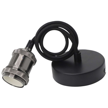 LED lubų lempos laikiklis, "pintas" laidas