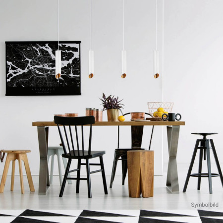 LED lubų šviestuvas, baltas, reflektorius auksinis, 300mm