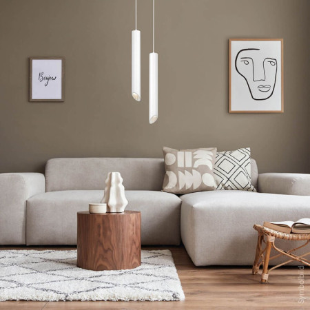 LED lubų šviestuvas, baltas, reflektorius baltas, 500mm