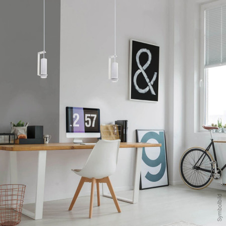 LED lubų šviestuvas, baltas, su rėmeliu, 200mm