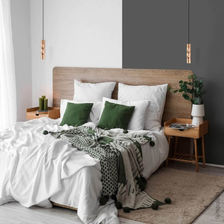 LED lubų šviestuvas, suktas, kavos, 300mm