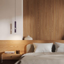 LED lubų šviestuvas, su ertme, raudonos vynuogės 400mm