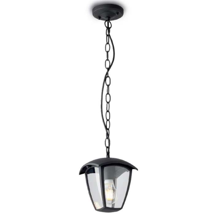 LED lubų šviestuvas, matinis juodas