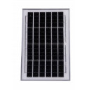 LED lempa, 8W, su saulės panele, šalta balta šviesa