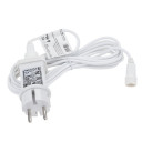 LED lauko girlianda, balta, 8m, 10 lizdų, 3W, šilta balta šviesa