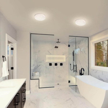 LED lubų šviestuvas Allstar, 12W, šilta balta šviesa