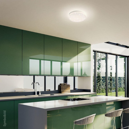 LED lubų šviestuvas Allstar, 18W, šilta balta šviesa