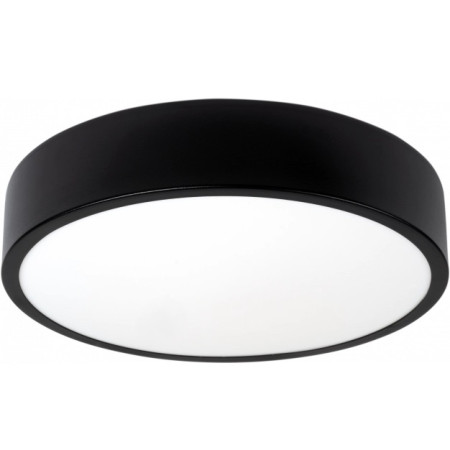 LED lubų šviestuvas, 18W, juodas, neutrali balta šviesa