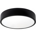 LED lubų šviestuvas, 18W, juodas, neutrali balta šviesa