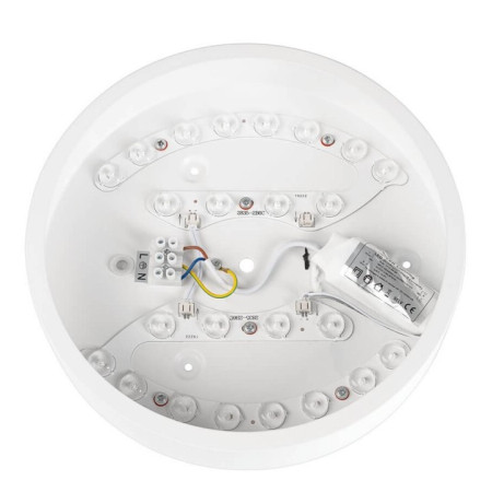 LED lubų šviestuvas, 18W, baltas, neutrali balta šviesa